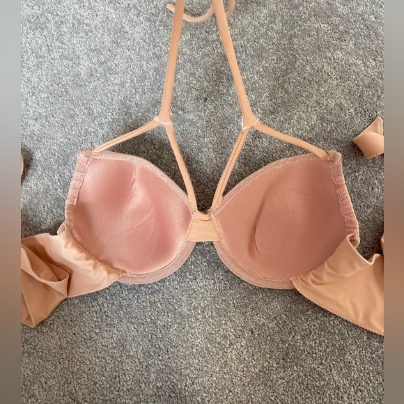 Blush Pink Swarovski Crystal underwire Bikini Top - Picture 9 of 10